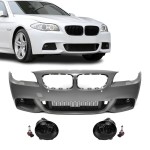M-Pack Priekinis Bamperis skirtas BMW F10 / F11 PRE-LCI (10-13), su tamsintais priešrūkiniais