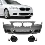 M-Pack Priekinis Bamperis skirtas BMW F10 / F11 PRE-LCI (10-13), su tamsintais priešrūkiniais
