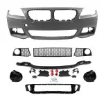 M-Pack Priekinis Bamperis skirtas BMW F10 / F11 PRE-LCI (10-13), su tamsintais priešrūkiniais