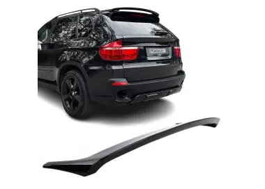 HM stiliaus Spoileris virš bagažinės skirtas BMW E70 X5 (07-14), juodas blizgus