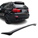 HM stiliaus Spoileris virš bagažinės skirtas BMW E70 X5 (07-14), juodas blizgus