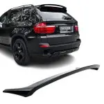 HM stiliaus Spoileris virš bagažinės skirtas BMW E70 X5 (07-14), juodas blizgus