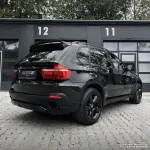 HM stiliaus Spoileris virš bagažinės skirtas BMW E70 X5 (07-14), juodas blizgus