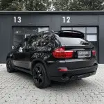 HM stiliaus Spoileris virš bagažinės skirtas BMW E70 X5 (07-14), juodas blizgus