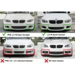 Rūko žibintai, komplektas skirtas BMW E92 / E93 su M-Pack, tamsinti