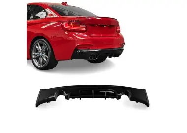 Performance Galinio Buferio Difuzorius tinkantis BMW F22 / F23 (235 / 240) su M-Sport, juodas blizgus