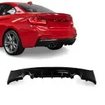 Performance Galinio Buferio Difuzorius tinkantis BMW F22 / F23 (235 / 240) su M-Sport, juodas blizgus