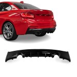 Performance Rear Bumper Diffuser for BMW F22 / F23 (235 / 240) with M-Sport, glossy black