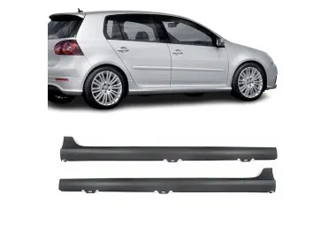 GTI išvaizdos Slenksčiai, komplektas skirtas VW Golf MK5 (03-09)