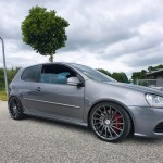 GTI išvaizdos Slenksčiai, komplektas skirtas VW Golf MK5 (03-09)