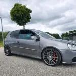 GTI išvaizdos Slenksčiai, komplektas skirtas VW Golf MK5 (03-09)