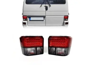LED galiniai žibintai, komplektas skirtas VW T4 (90-03), tamsinti