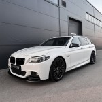 Performance side skirt extensions for BMW F10 / F11 (11-18), glossy black