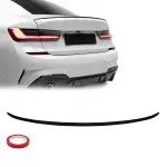 Spoileris ant bagažinės skirtas BMW G20 / G80, juodas blizgus