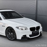 Performance dvigubos grotelės skirtos BMW F10 / F11 (10-17), juodos blizgios