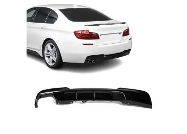 Performance Difuzorius skirtas BMW F10 / F11 su M-Pack galiniu bamperiu, juodas blizgus 518, 520, 525, 530