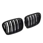 Performance priekinės grotelės skirtos BMW E39 (95-03), dvigubos, blizgios juodos