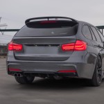 Performance galinio bamperio Difuzorius skirtas BMW F30 / F31, blizgus juodas 325, 328, 330