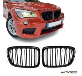 Performance kidney grille for BMW X1 E84 (09-15), glossy black