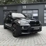 Priekinės grotelės tinkančios BMW E70 X5 / E71 X6, Viengubos, juodos blizgios,