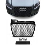 RS-style Front Grille for Audi A4 B7 (05-08) standard version, glossy black