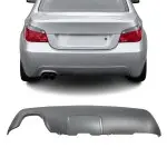 M-Pack Galinio Bamperio Difuzorius skirtas BMW E60 / E61, su kablio dangteliu