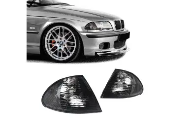 Priekinių posūkių žibintų komplektas skirtas BMW E46 sedan / touring (98-01), originaliai tamsinti