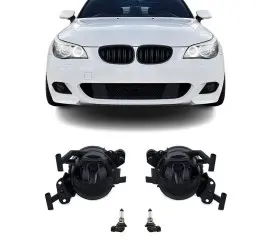 Fog lights for BMW E60 / E61 M-Pack (03-10), smoked