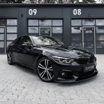 Performance Poslenksčiai, komplektas skirtas BMW F32 / F33 / F36 su M-Pack, juodi blizgūs