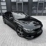 Performance Poslenksčiai, komplektas skirtas BMW F32 / F33 / F36 su M-Pack, juodi blizgūs