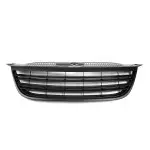 Priekinės grotelės be ženkliuko skirtos VW Tiguan (07-11), juodos