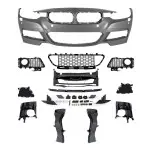 M-Pack Priekinis Bamperis skirtas BMW F30 / F31, su PDC ir žibintų apiplovimo angomis
