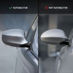 M style V2 Mirror Caps set for BMW E81 / E82 / E87 / E88, glossy black