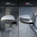 M style Mirror Caps set for BMW E92 / E93 (06-10), glossy black