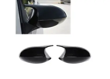 M style Veidrodėlių Dangteliai, komplektas skirtas BMW E81 / E82 / E87 / E88, juodi blizgūs