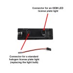 LED Numerių Apšvietimas, komplektas tinkantis BMW E81 / E87 (04-11)