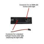LED Numerių Apšvietimas, komplektas tinkantis BMW E81 / E87 (04-11)