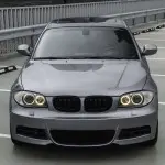 Performance grotelės skirtos BMW E81 / E82 / E87 / E88, dvigubos, juodos blizgios