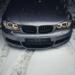 Performance grotelės skirtos BMW E81 / E82 / E87 / E88, dvigubos, juodos blizgios