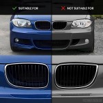 Performance grotelės skirtos BMW E81 / E82 / E87 / E88, dvigubos, juodos blizgios