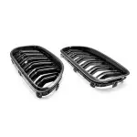 Performance dvigubos Grotelės tinkančios BMW F06 / F12 / F13 (11-18), juodos