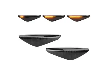 LED dinaminiai posūkiai ant sparnų, komplektas skirtas BMW E70 X5 / E71 X6 / F25 X3