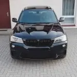 Performance priekinės grotelės skirtos BMW X3 F25 PRE-LCI (11-14), dvigubos blizgios