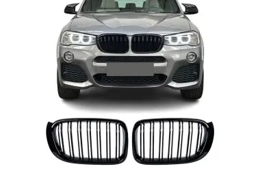 Performance priekinės grotelės tinkančios BMW X3 F25 LCI / X4 F26, dvigubos