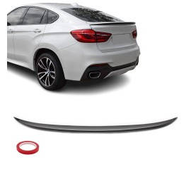Trunk Spoiler for BMW F16 X6 (15-19), glossy black