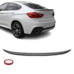 Galinio dangčio Spoileris skirtas BMW F16 X6 (15-19), juodas blizgus