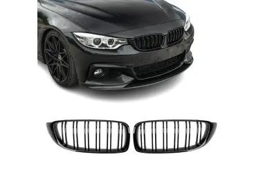 Performance Grotelės skirtos BMW F32 / F33 / F36 / F80 / F82, dvigubos, juodos blizgios