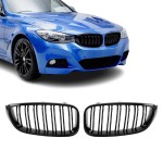 Performance Priekinės Grotelės, komplektas skirtas BMW F34 GT (13-19), dvigubos, juodos blizgios