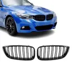 Performance Priekinės Grotelės, komplektas skirtas BMW F34 GT (13-19), dvigubos, juodos blizgios