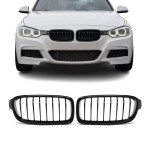 Priekinės Grotelės tinkančios BMW F30 / F31 (11-18), blizgios juodos